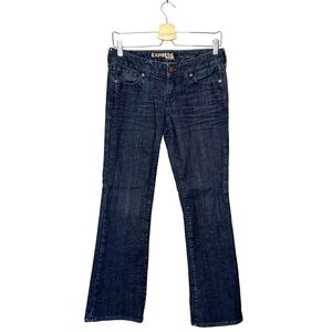 Express | Dark Wash Stella Boot Cut Jeans Size 2 Short